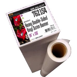 18oz duplex scrim banner roll double-sided blockout vinyl for outdoor signage