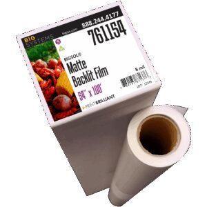 matte backlit film polyester roll for light box and illuminated signage