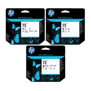 HP 72 Printheads For HP Designjet T610, T620, T770, T790, T1100, T1120, T1200, and T1300 Printers