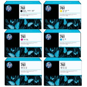 HP 761 Ink Cartridges 400 ml For Designjet T7100 and T7200 Printers