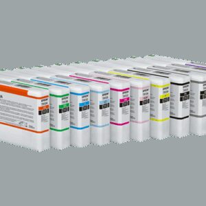 Epson T913 UltraChrome HDX 200ml ink cartridges for Epson SureColor P5000 delivering professional photographic color and deep blacks