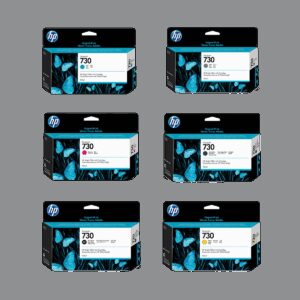HP 730 130ml DesignJet Ink Cartridges for HP DesignJet T1600 T1700 and T2600 printers