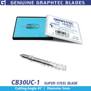 Graphtec CB30UC-1 3.0mm Supersteel blade for thick rigid materials on flatbed cutters