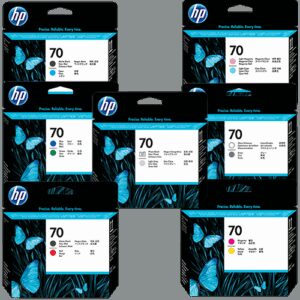 HP 70 DesignJet Printheads for HP DesignJet Z2100 Z3200 and Z5200 printers delivering vivid color and fine detail