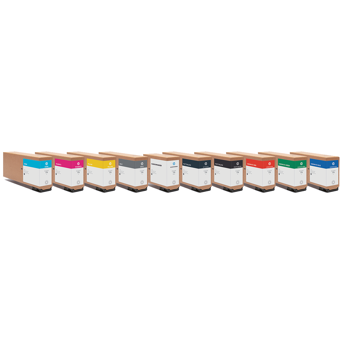 HP 776 1-liter ink cartridges set for DesignJet Z6 Pro and Z9+ Pro printers