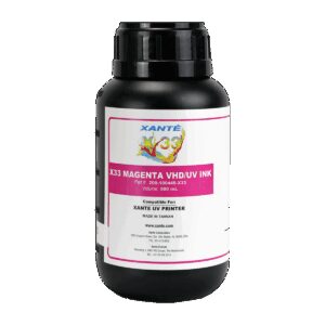 Xanté X-33 VHD/UV Ink 500ml high-density UV ink for Xanté X-Series printers