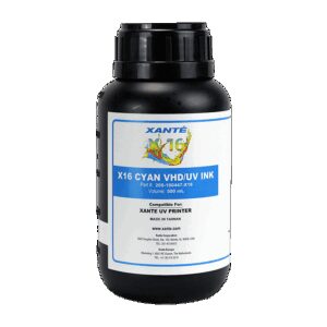 Xanté X-55 VIVID UV Ink 500ml high-density UV ink for Xanté X-Series printers