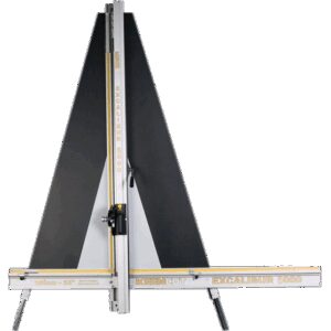 Keencut Excalibur 5000 professional framing cutter showing full vertical setup