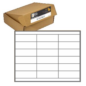 Printable Shelf Strips 8 x 11 18-Up poly sheets for retail shelf signage production