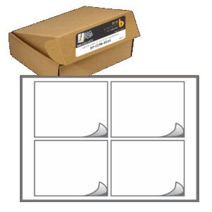 Removable white cooler cling 4 x 6 graphics four-up on 8 x 14 sheets