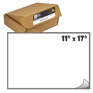 Printable Removable Decal Sheet 11 x 17 synthetic removable adhesive media