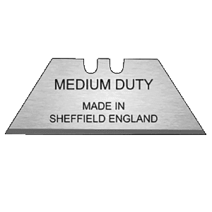 Keencut Medium Duty Blades box of 100 reversible steel cutting blades