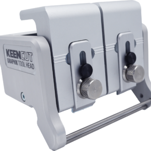 Keencut Double Graphik Tool Head with dual blade holders for two way precision cutting