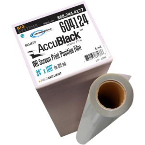 AccuBlack WR HD Screen Pos Film high density inkjet screen printing positive film roll