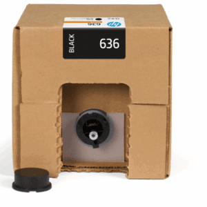 HP 636 3-Liter Stitch Dye Sublimation Ink Cartridges for HP Stitch S500 printer delivering vivid textile color and consistent performance