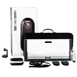 X-Rite i1Basic Pro 3 Plus spectrophotometer for professional monitor and projector color calibration on high-brightness and textured surfaces