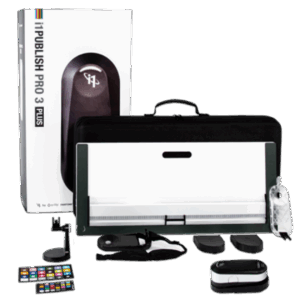 X-Rite i1Publish Pro 3 Plus Bundle professional color calibration system for textiles, specialty media, and RGB and CMYK printing