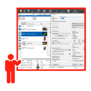 Wide format printer RIP workflow training for print software and production efficiency