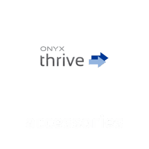 ONYX Thrive RIP Software Accessories interface showing additional Adobe APPE engine processing and expanded printer queue management