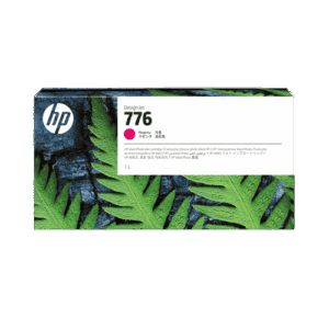 HP 776 1-liter Chromatic Red ink cartridge for bold, saturated reds