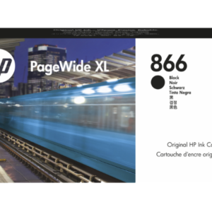 HP 866 Black PageWide XL Ink Cartridge 1L for technical document printing