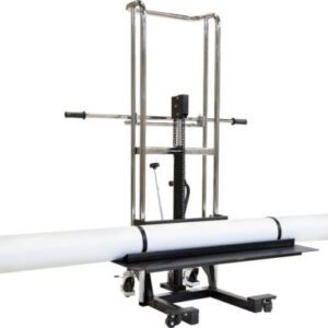 Foster On-A-Roll Lifter Universal Hi-Rise media roll lifter for safely loading heavy rolls onto laminators