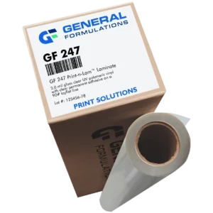 General Formulations 247 Print-n-Lam Gloss Clear Laminate - Permanent