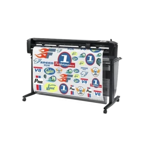 HP Latex 53 inch Basic Cutting Solution 9TL93A cutter with stand media basket and HP FlexiPRINT and CUT RIP software