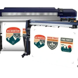 Epson SureColor S40600 Print and Cut Bundle with 64-inch solvent printer, Graphtec FC9000-140 cutter, and ONYX RIP software for professional signage production