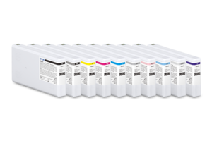 Epson T55V UltraChrome PRO10 200ml ink cartridges for Epson SureColor P5370 exhibition quality printing