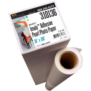 Imola Pearl Photo Paper with PS Adhesive pearl finish photo media with pressure sensitive adhesive