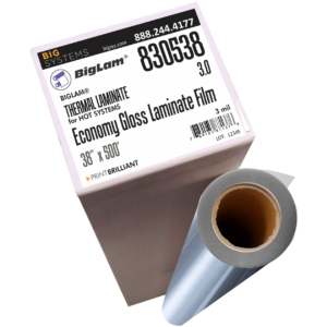 Economy Gloss Laminate Film 3 mil thermal gloss laminating sheets for document protection