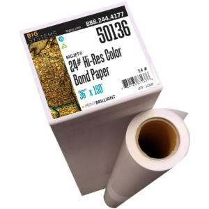 24# Universal Hi-Res Bond high-resolution coated paper for CAD and presentations