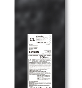 Epson UltraChrome GS3 Eco-Solvent Cleaning Cartridge 800ml for Epson SureColor S7170, S8170, and S9170 printers.