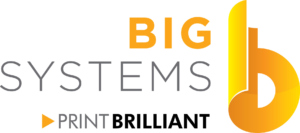 Big systems print brilliant for wide format printing logo