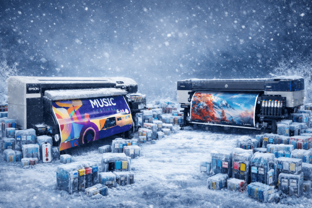 Wide Format Printer Ink Freeze