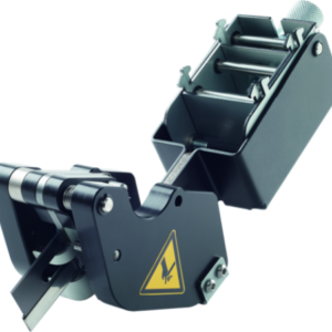 HP Latex In-Line Slitters installed on HP Latex printer