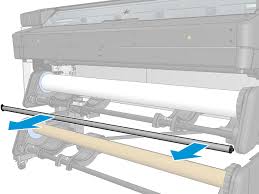 HP 126-in Diverter Roller installed on HP Latex printer