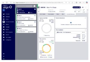 ONYX Align production job board and work-in-progress tracking